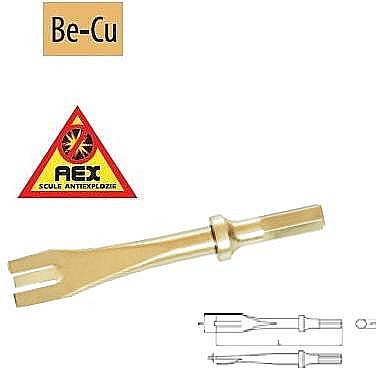 Pile,dalti,scule de mana AEX - Dălţi late speciale pentru maşină cu percuţie - AEX, L=125mm