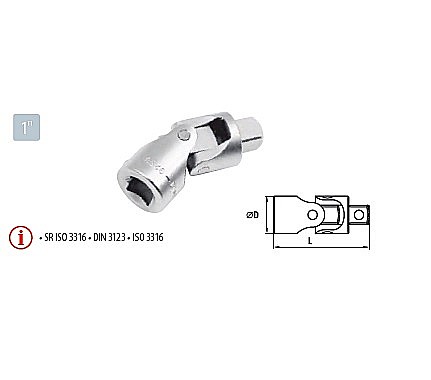 Truse de scule manuale - Intermediar cardanic 1”