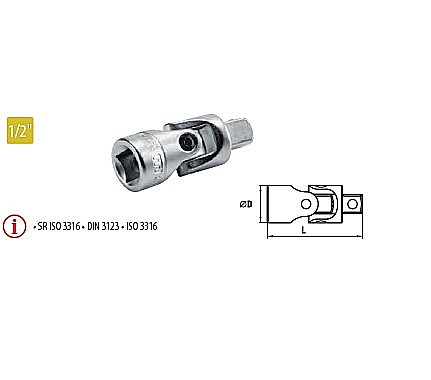 Truse de scule manuale - Intermediar cardanic 1/2”