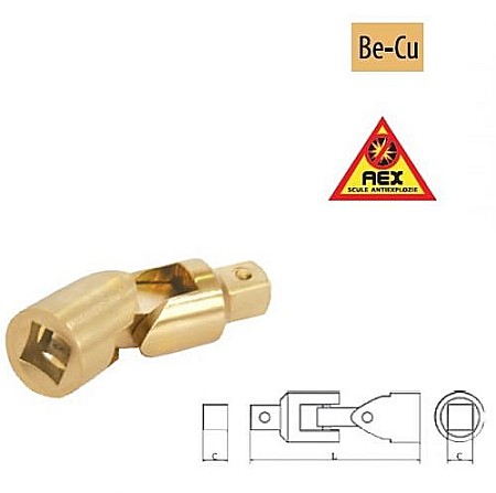 Scule Anti EX - Intermediare cardanice - AEX 3/4”
