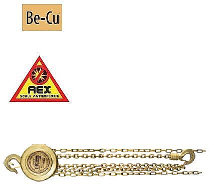 Cric,palan,transpalet AEX - Palan cu lanţ - AEX, 1,5 Tone