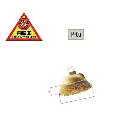 Perii AEX - Perie de sârmă în formă de cupă - AEX