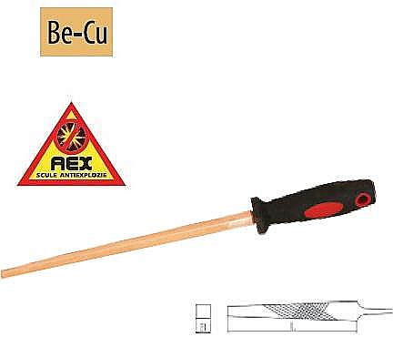 Pile,dalti,scule de mana AEX - Pile pătrate - AEX, 250mm