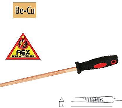 Pile,dalti,scule de mana AEX - Pile triunghiulare - AEX, 200mm