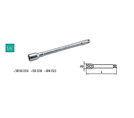 Truse de scule manuale - Prelungitor 1/4” 100 mm