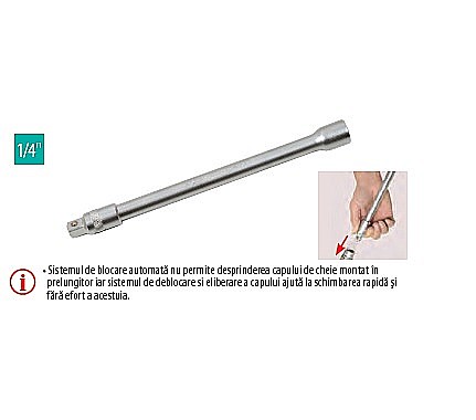 Truse de scule manuale - Prelungitor CLICK’N HOLD 1/4”
