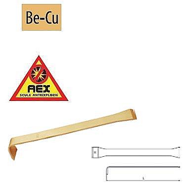 Scule Anti EX - Raşchete cotite - AEX, L=650mm