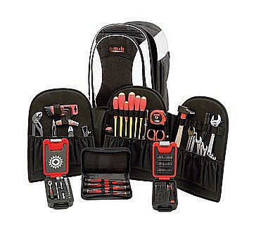 Truse scule generale - Rucsac cu scule pentru electromecanic UTIL conţine 167 scule si rucsac textil