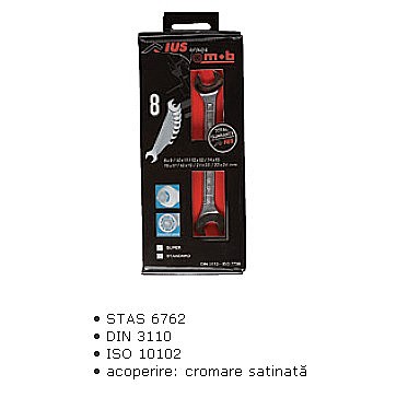 Chei fixe - Seturi chei fixe auto, SUPER, în DISPLAYBOX/8 bucati