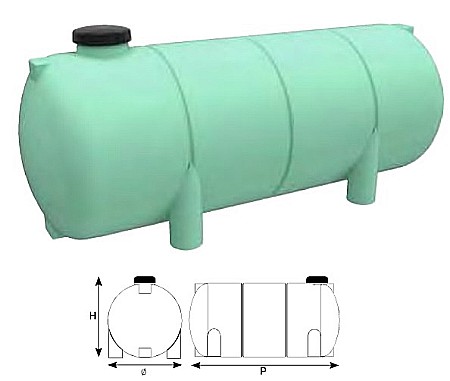Rezervoare supraterane - Rezervor de apa potabila SNAKE,V=20.000 litri