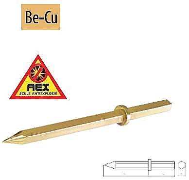 Pile,dalti,scule de mana AEX - Şpiţuri hexagonale(28) pentru maşină cu percuţie - AEX