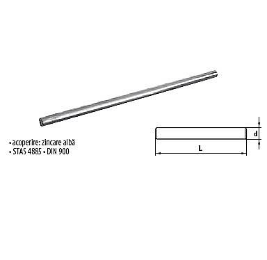 Scule Manuale - Tije de antrenare pentru grupele 010; 010S; 011/5