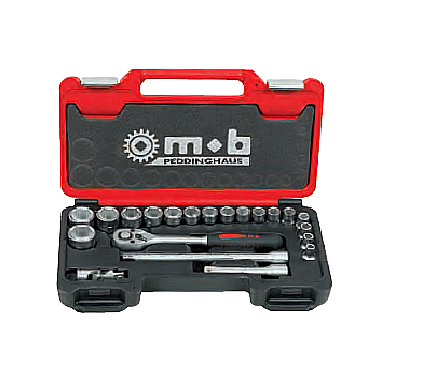 Truse scule generale - Trusă Fusion Box Mediu TCCT21MG×1/2” capete/ accesorii B