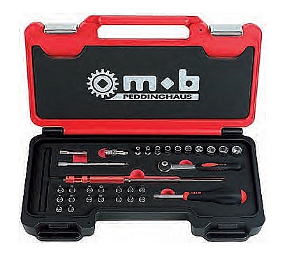 Truse scule generale - Trusă Fusion Box Mediu TCCT33P×1/4” SPIN POWER/ accesorii