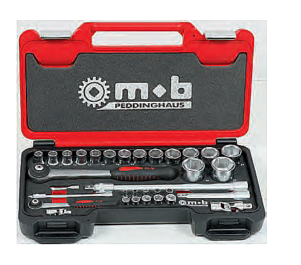 Truse tubulare - Trusă Fusion Box Mediu TCCT33P×1/4”-1/2” capete/ accesorii B