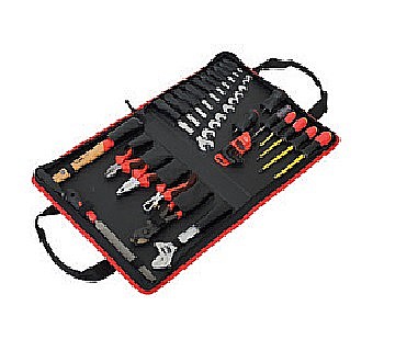 Truse de scule manuale - Trusă pentru electrican TSE2 conţine 33 scule si geantă textil TSE2