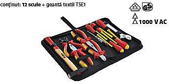 Truse de scule manuale - Trusa Electrician VDE TSE1