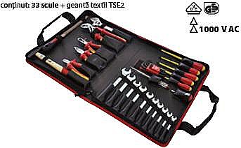 Truse de scule manuale - Trusa Electrician VDE TSE2