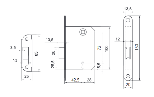 Broasca ingropata usa cheie-P72 natur 35053 [2]