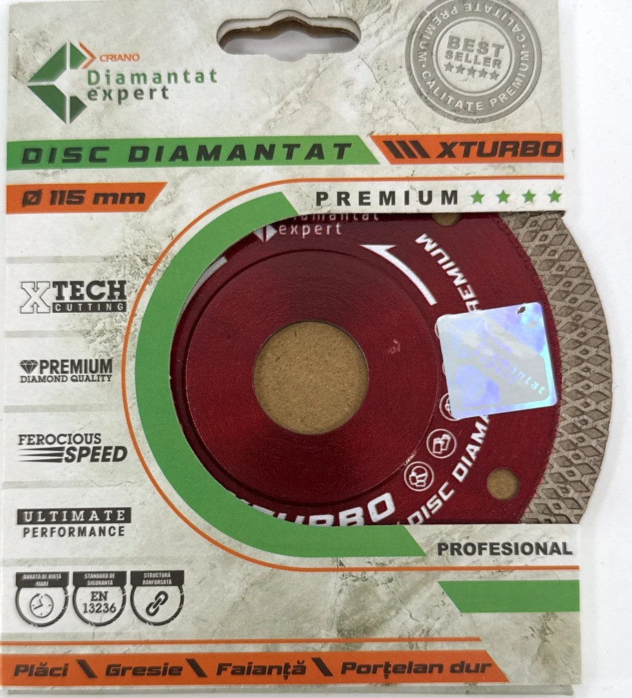 Disc DiamantatExpert ptr. Portelan/Gresie  dure 115mmx22.2mm PREMIUM [4]
