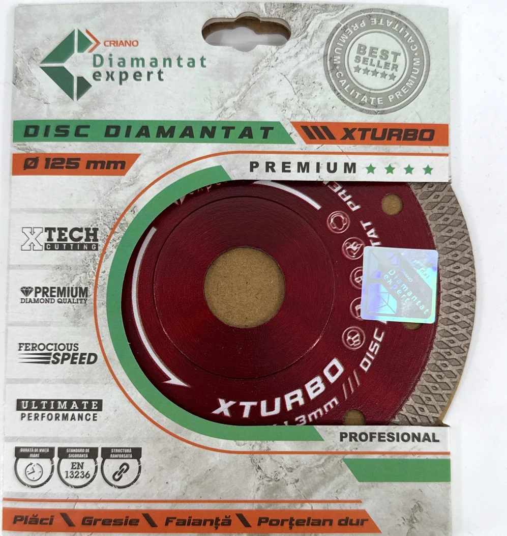 Disc DiamantatExpert ptr. Portelan/Gresie  dure 125mmx22.2mm PREMIUM [4]