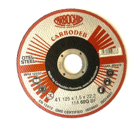 Abrazive - Disc abraziv 125x1,5x22,2 11A