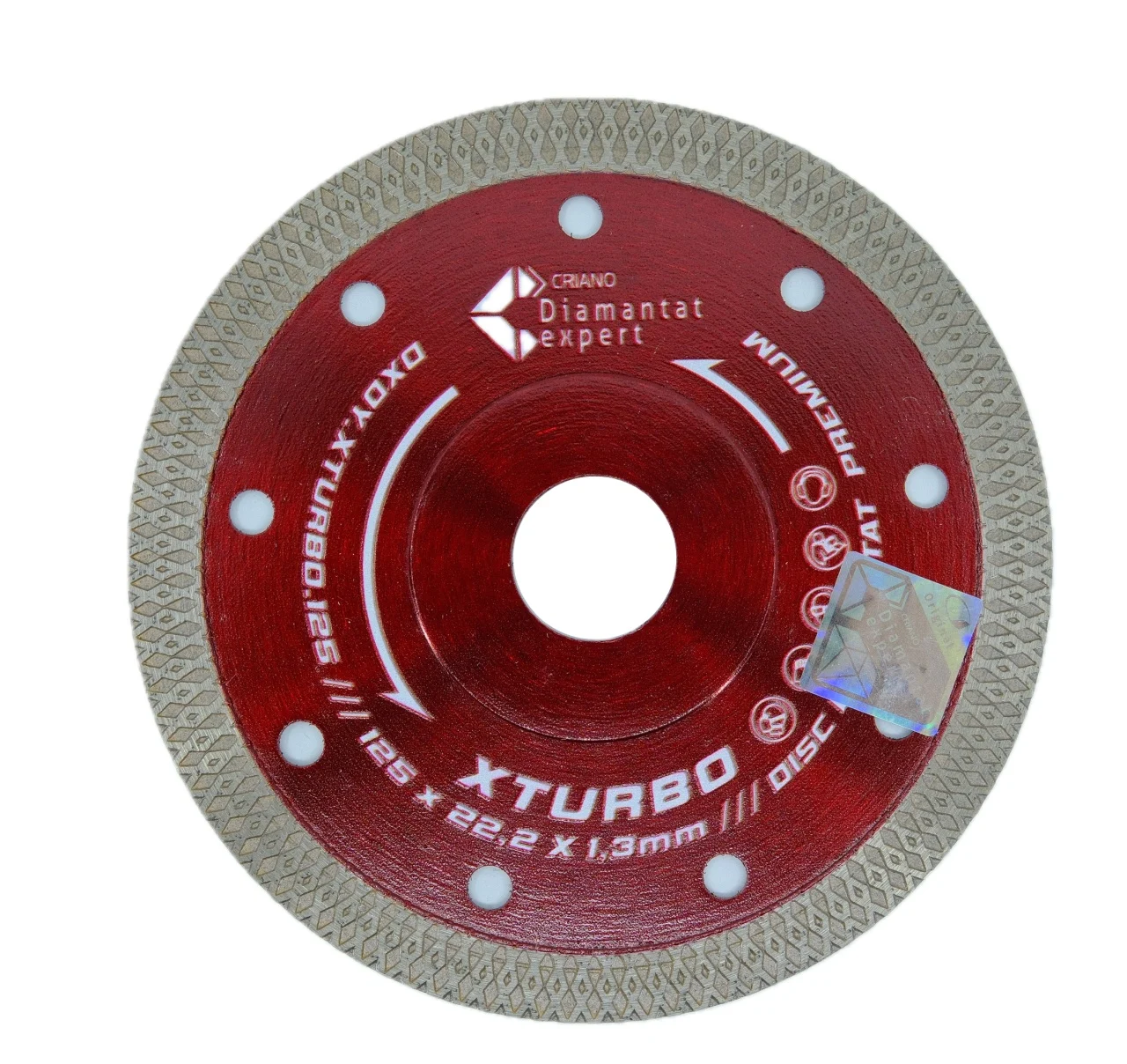Discuri diamantate - Disc DiamantatExpert ptr. Portelan/Gresie  dure 125mmx22.2mm PREMIUM