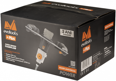 Mixer Universal Brushless fara Acumulator si Incarcator MAX 20V POWER Evotools Plus [1]