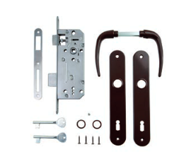 Broaste,manere,lacate,incuietori - Pachet broasca cheie si manere P90  35-500