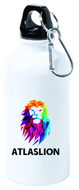 Sticlă sport din aluminiu, cu carabină, 600 ml [1]