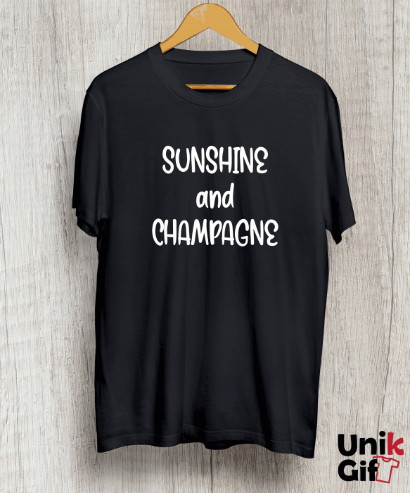 Tricou „SUNSHINE AND CHAMPAGNE” [2]