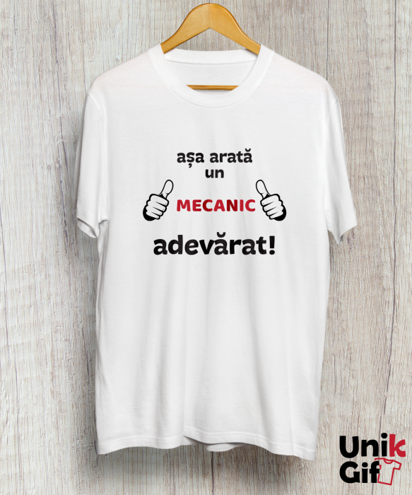 Tricou „Așa arată un mecanic adevărat” [1]