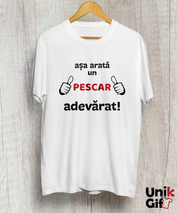 Tricou „Așa arată un pescar adevărat” [1]