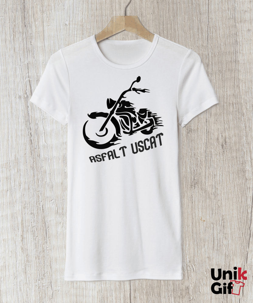 Tricou „ASFALT USCAT” - femei [2]