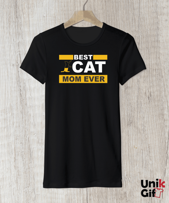 Tricou ”BEST CAT MOM EVER” [2]