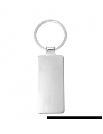 Breloc gravabil dreptunghi 5,5 x 2,5 lemn+metal [2]