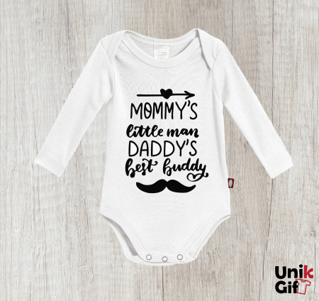 Body-uri pentru Copii - Body pentru Bebeluș ”Daddy's Best Buddy”