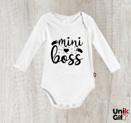 Body-uri pentru Copii - Body pentru Bebeluș ”Mini Boss”
