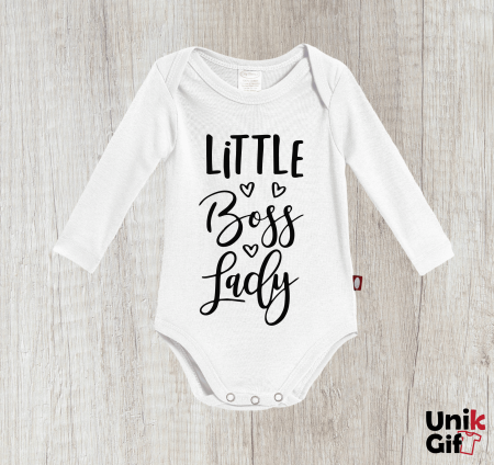 Body-uri pentru Copii - Body pentru Bebeluș ”Little Boss Lady”