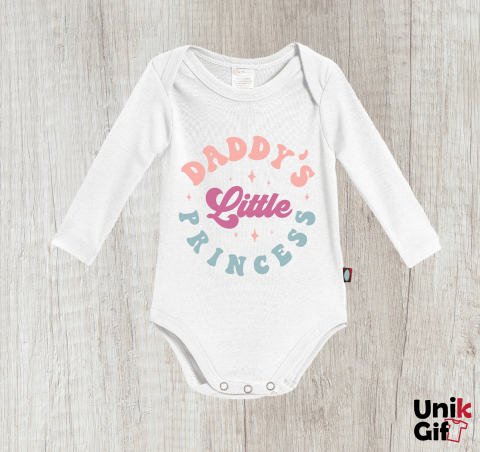 Body-uri pentru Copii - Body pentru Bebeluș "DADDY'S LITTLE PRINCESS"
