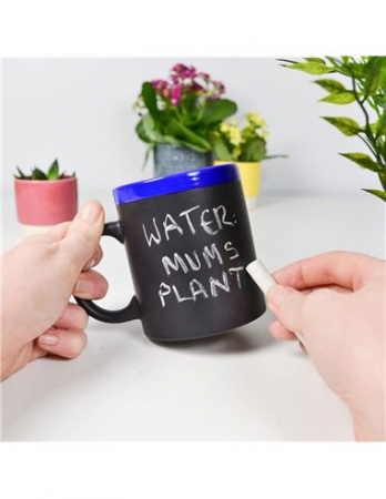 CADOURI PERSONALIZATE - Cana Ceramica Tabla cu Creta - interior Albastru