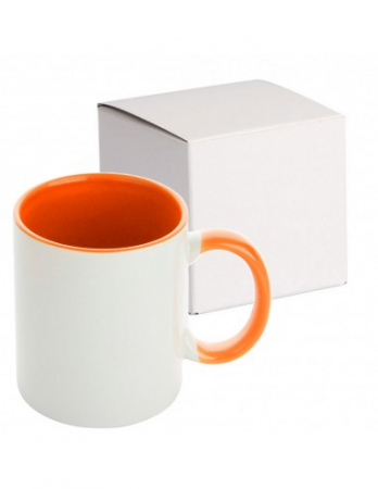 PROMOȚII - Cană Personalizată cu Poza - Interior Portocaliu