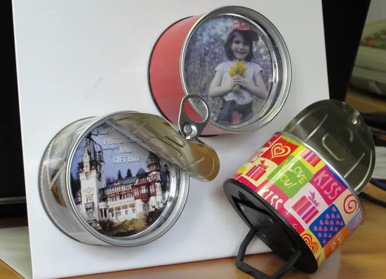 CADOURI PERSONALIZATE - Conservă cu Poză