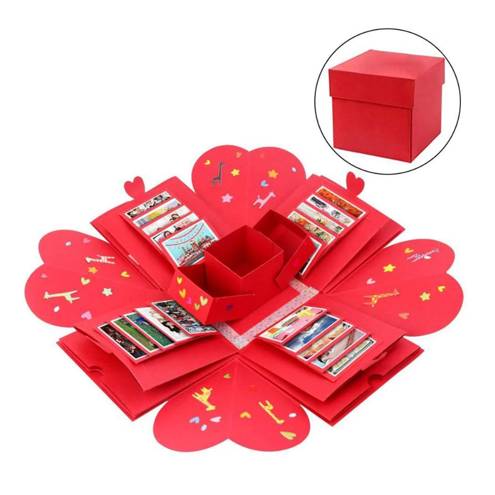 PROMOȚII - Cutie Foto Explozivă ROȘIE