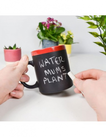 CADOURI PERSONALIZATE - Cana Ceramica Tabla cu Creta - interior Roșu