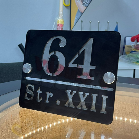 Placuță personalizată pentru număr stradal [1]