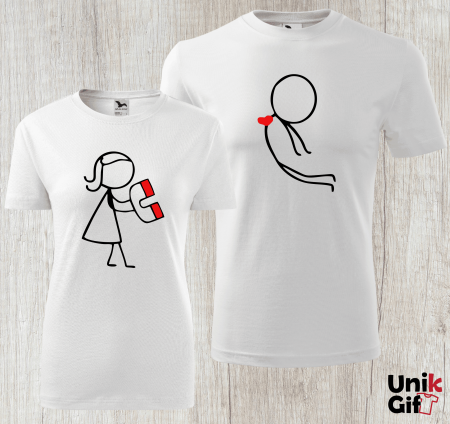 Set-uri pentru Cupluri - SET tricouri Cupluri ”MAGNET”