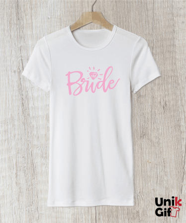 Petrecerea Burlăcițelor - Set Tricouri Petrecerea Burlăcițelor 2 "BRIDE"