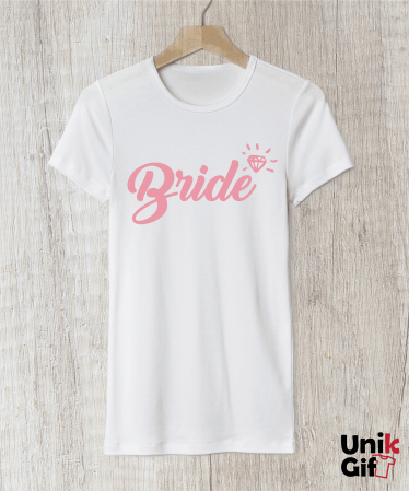 Petrecerea Burlăcițelor - Set Tricouri Petrecerea Burlăcițelor 3  "BRIDE"