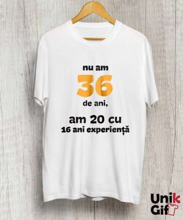 TRICOURI - Tricou aniversar personalizat Ani Experiență